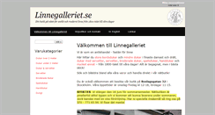 Desktop Screenshot of linnegalleriet.se