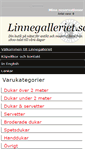 Mobile Screenshot of linnegalleriet.se